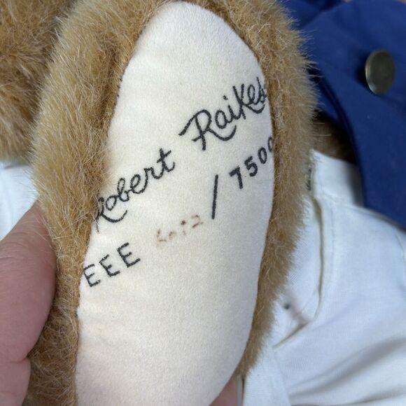 Raikes‎ Rabbit Uncle Vincent 1990 Numbered 6012/7500 Wood Face - Picture 6 of 10